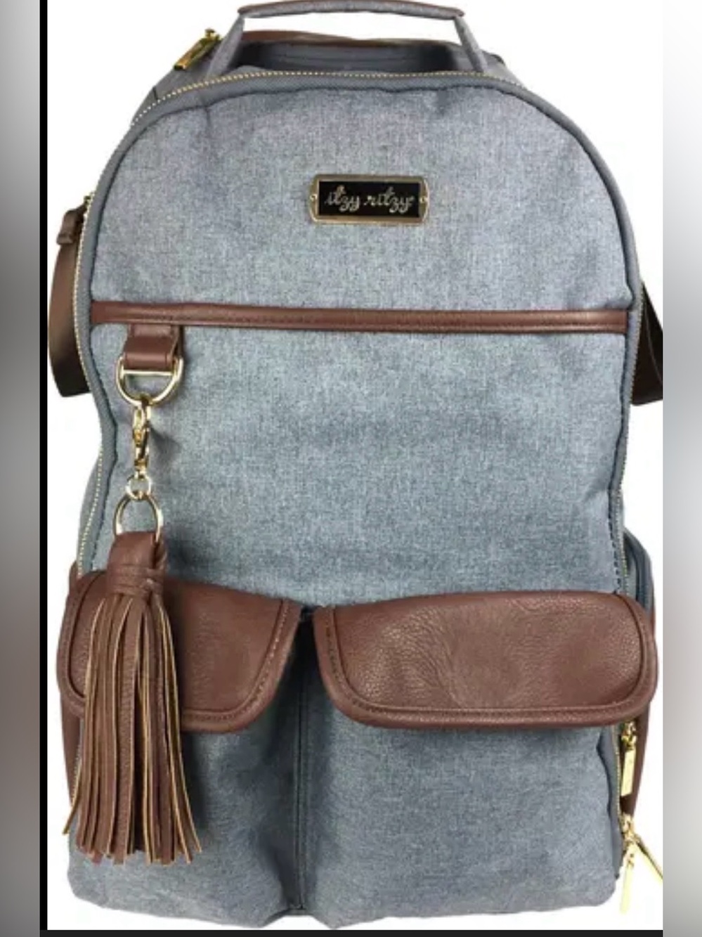 ITZY RITZY BOSS BACKPACK DIAPER BAG WITH CHANGING PAD